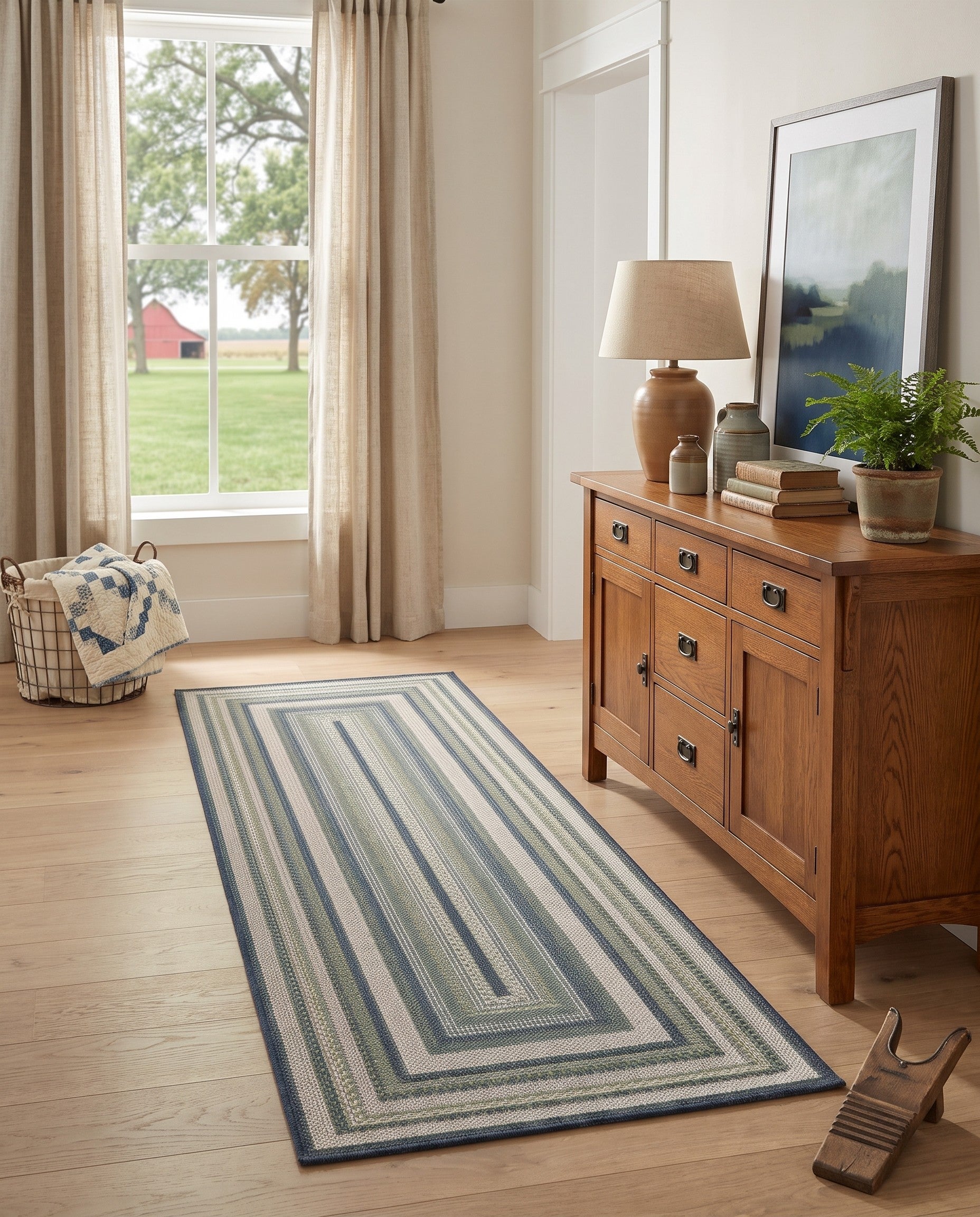 2' x 7' 10 Easy-Clean Baja Indoor / Outdoor Runner Rug
