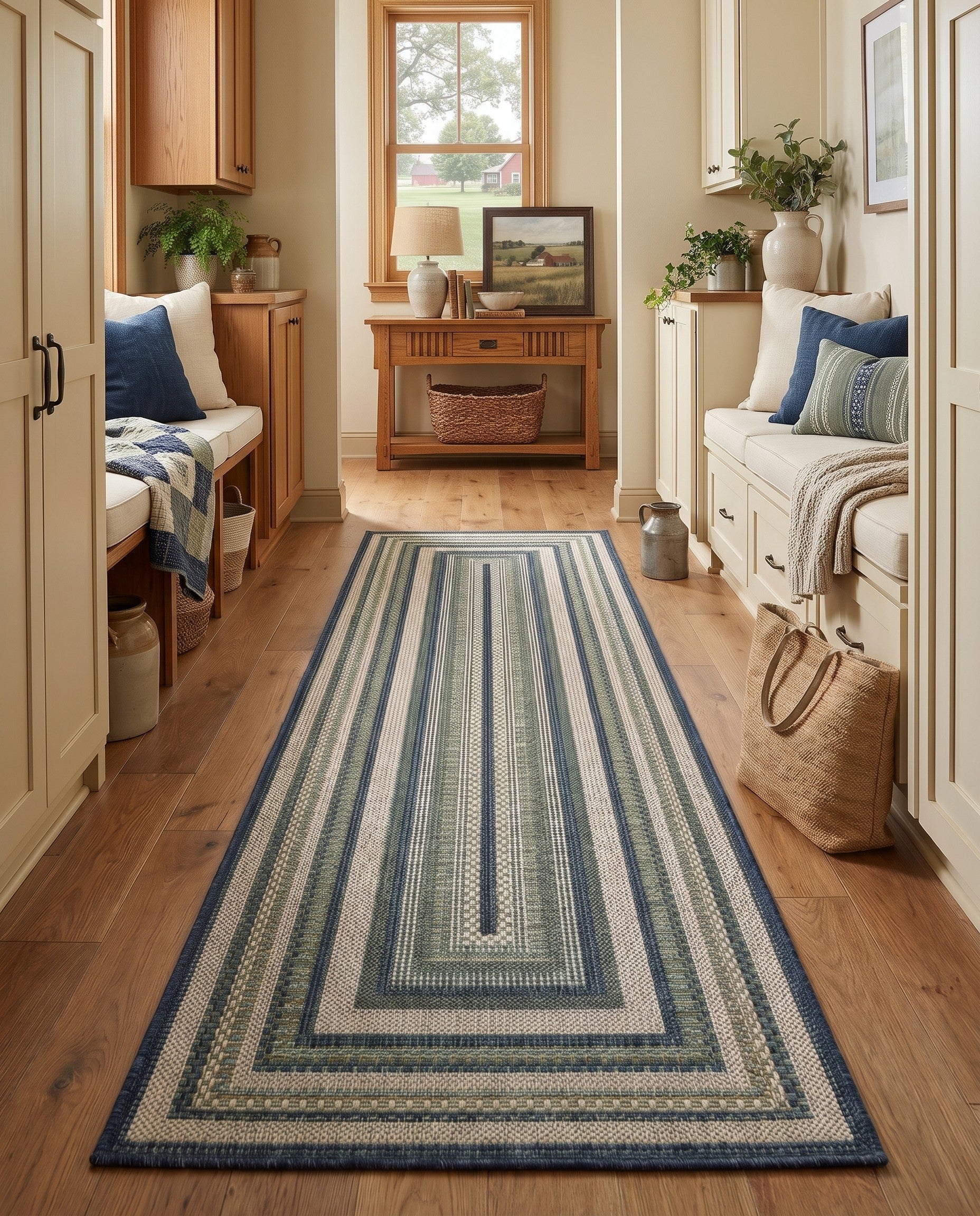 2' x 7' 10 Easy-Clean Baja Indoor / Outdoor Runner Rug