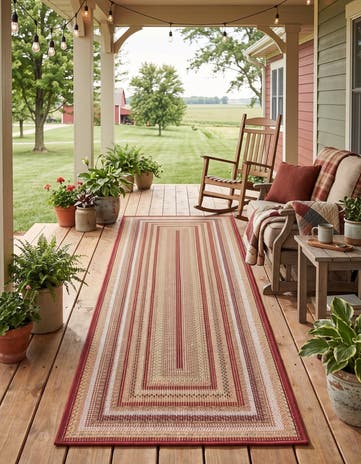 2' x 7' 10 Easy-Clean Baja Indoor / Outdoor Runner Rug