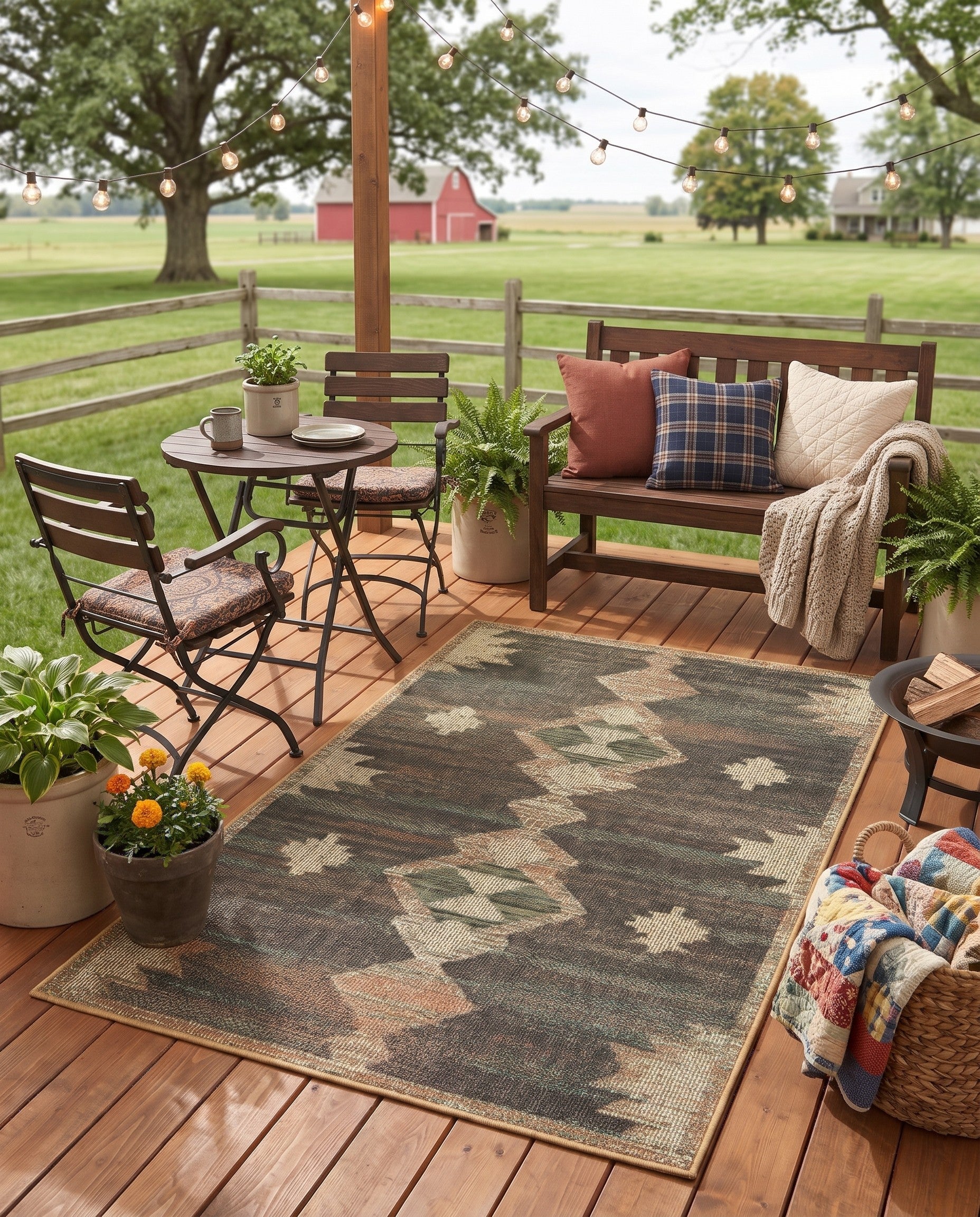 Easy-Clean Baja Indoor / Outdoor Rug