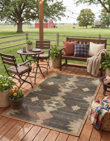 Easy-Clean Baja Indoor / Outdoor Rug