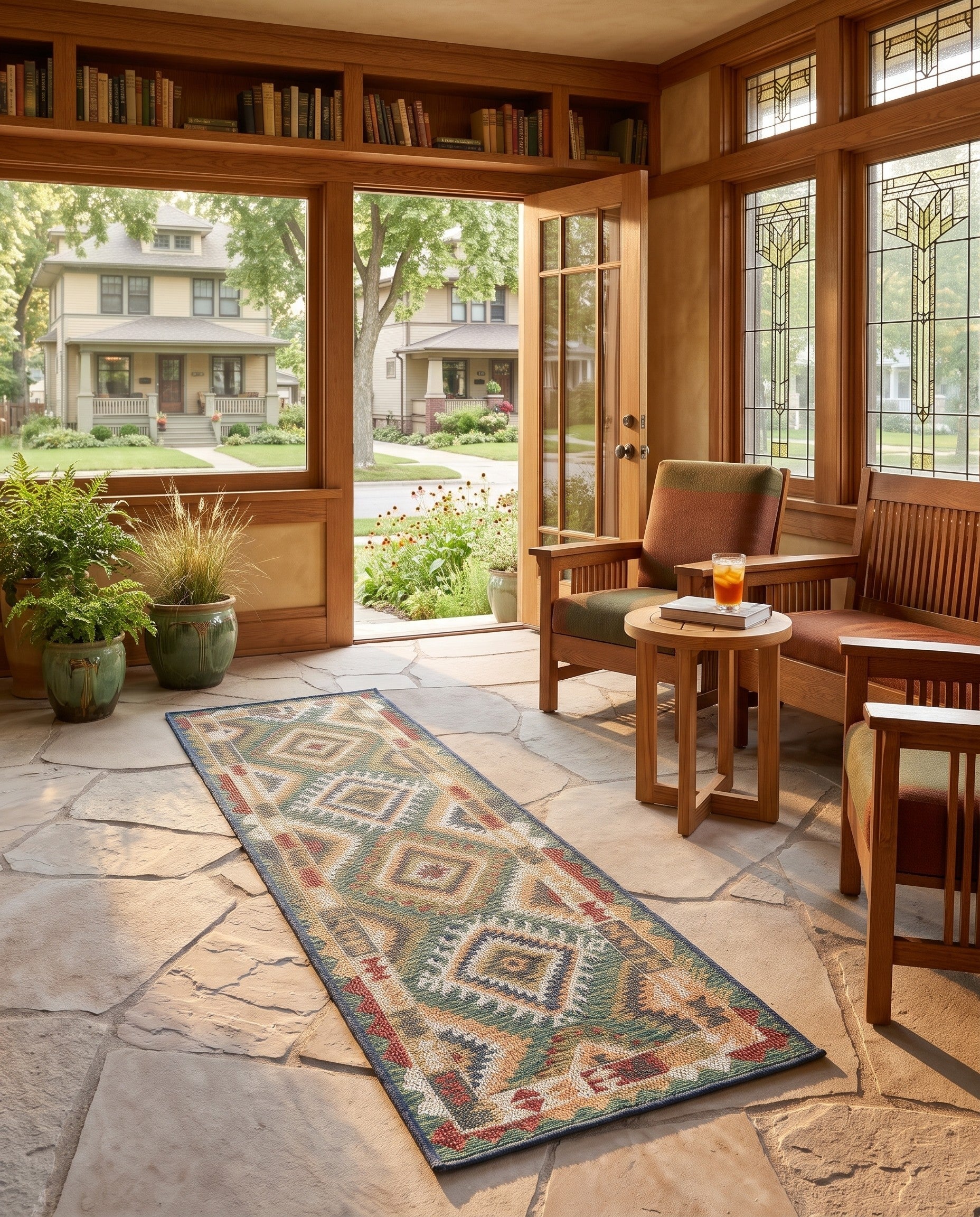 2' x 6' Easy-Clean Delfina Baja Indoor / Outdoor Runner Rug