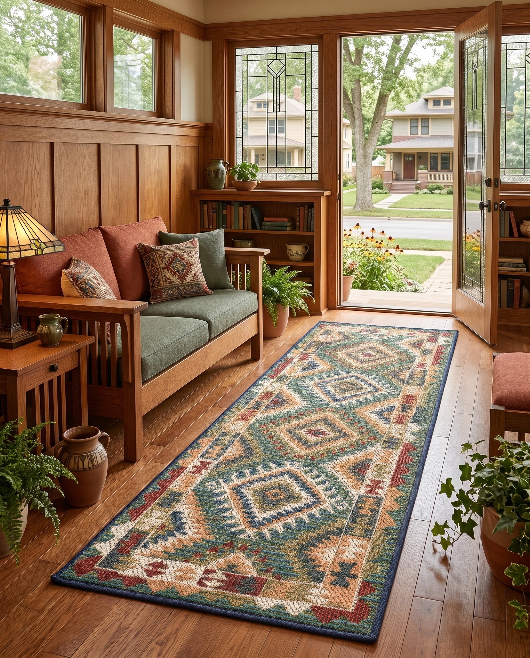 2' x 6' Easy-Clean Delfina Baja Indoor / Outdoor Runner Rug