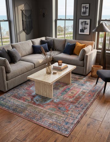 7' 10 x 10' Washable Maahru Rug