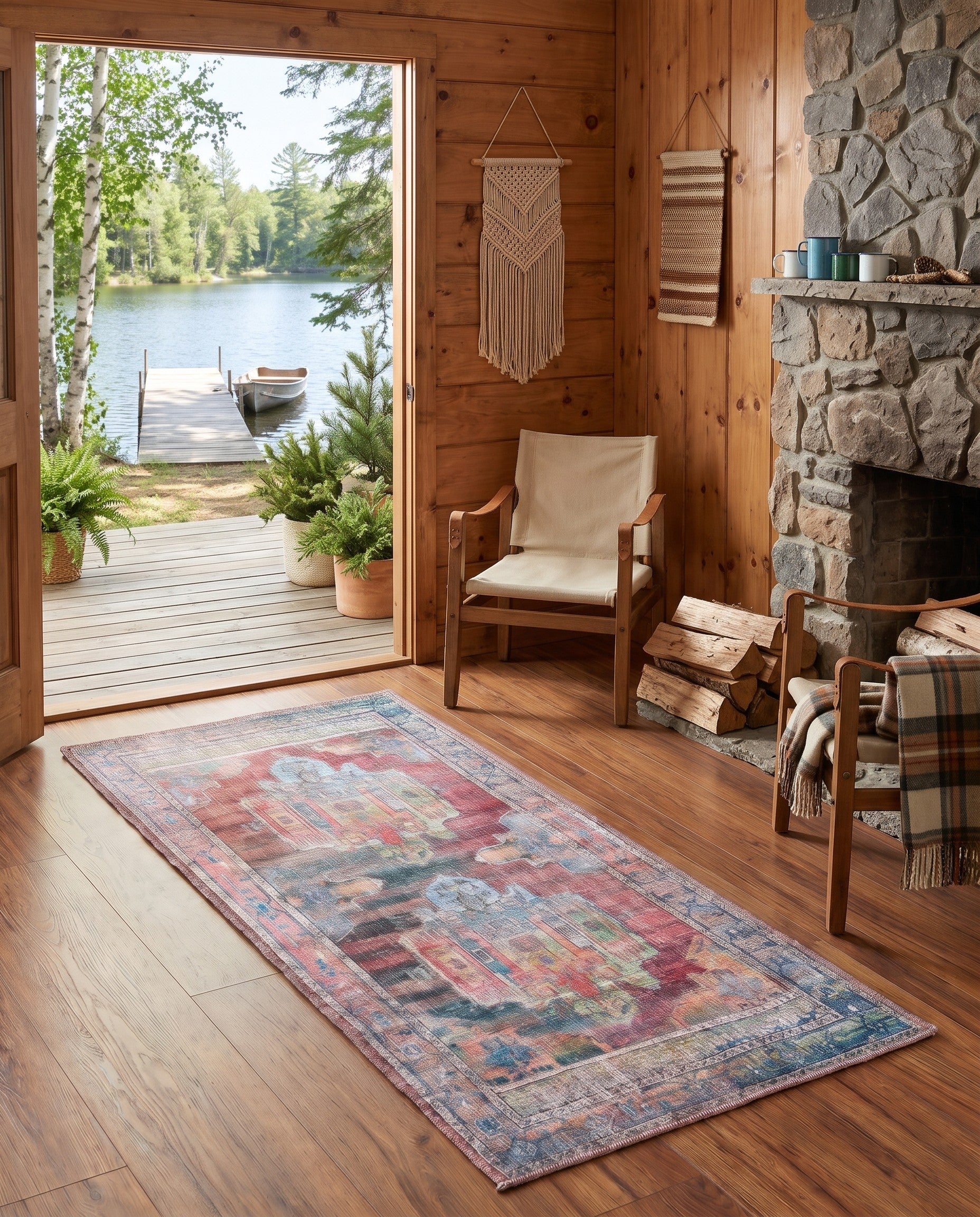Washable Maahru Runner Rug