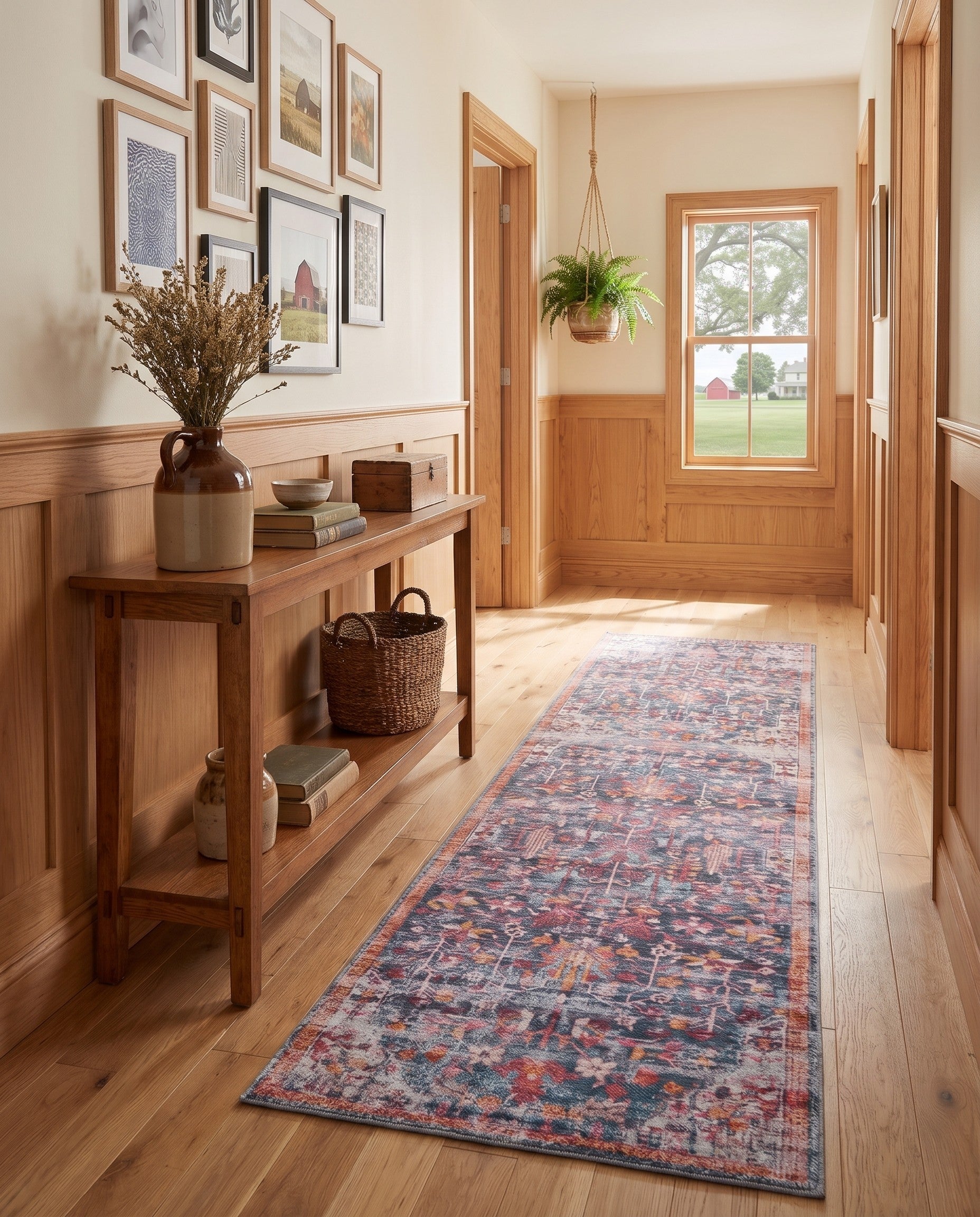 2' x 10' Washable Maahru Runner Rug