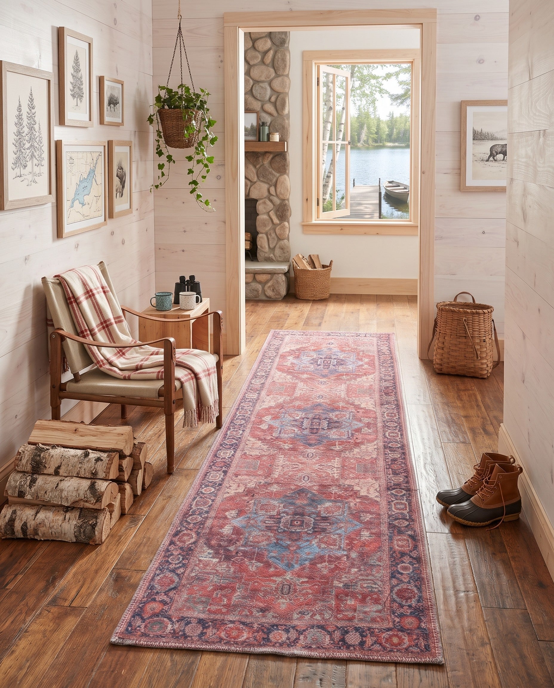 2' x 8' Washable Maahru Runner Rug