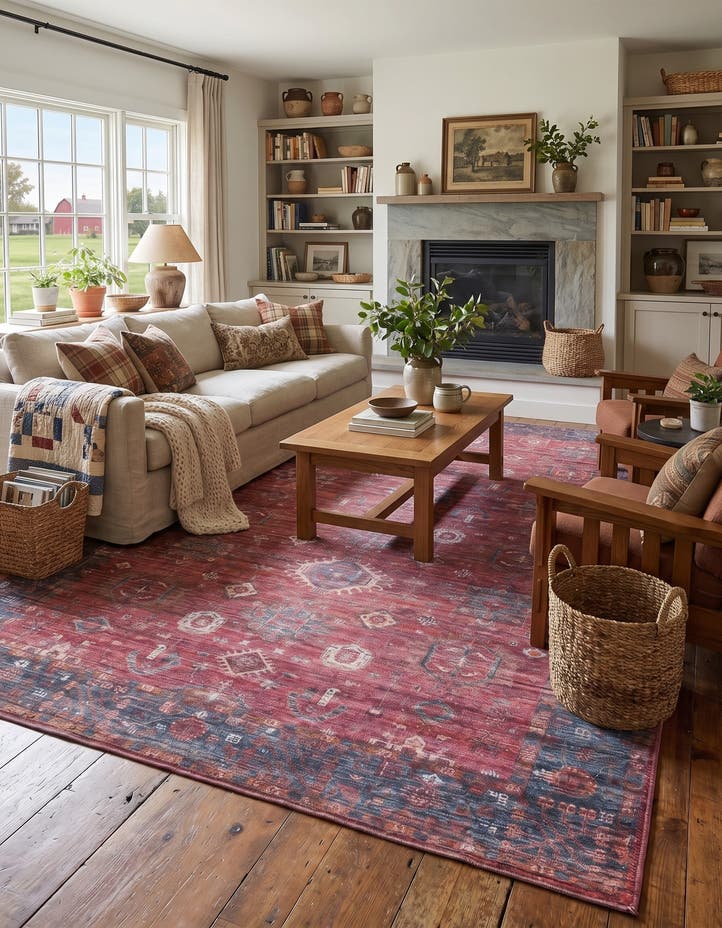 10' 6 x 13' Washable Maahru Rug