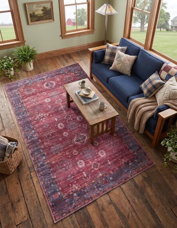 4' x 6' Washable Maahru Rug