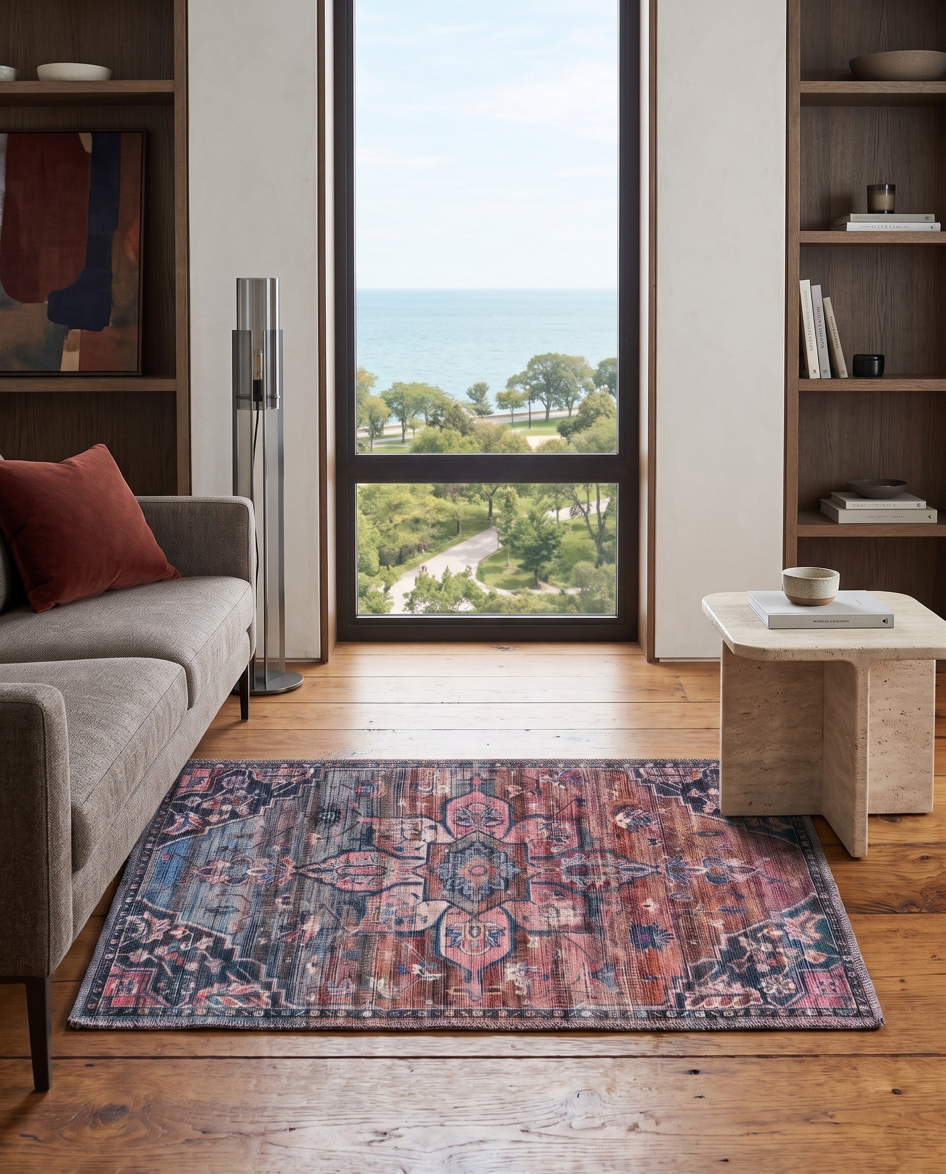 2' x 3' Washable Nostalgia Rug