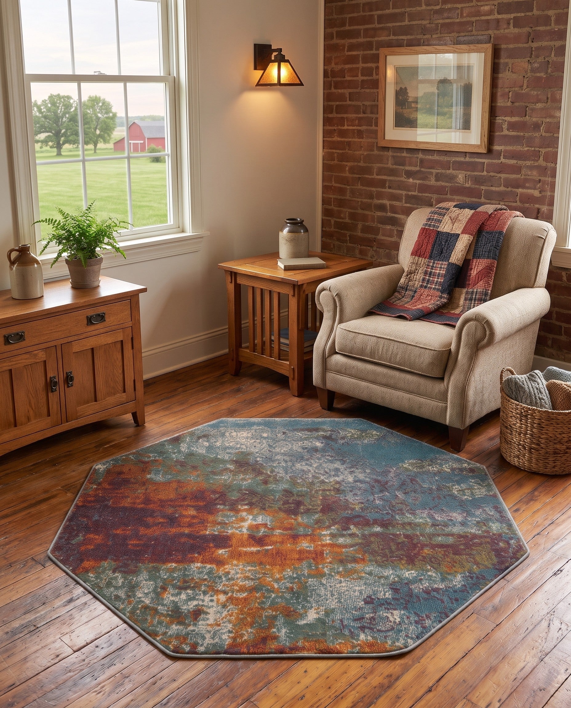 4' x 4' Paragon Everard Octagon Rug