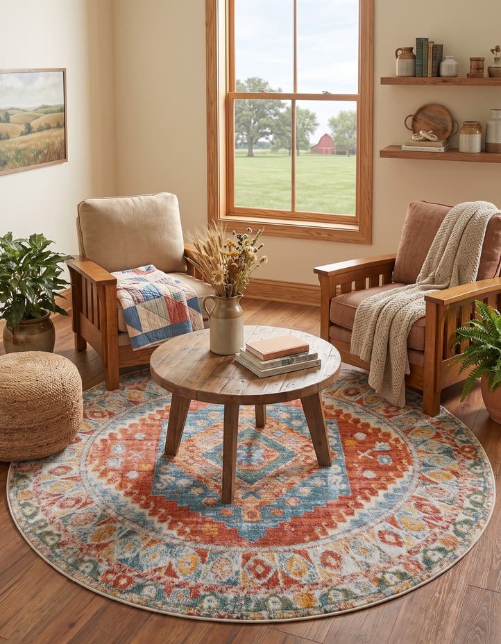 5' 5 x 5' 5 Paragon Round Rug