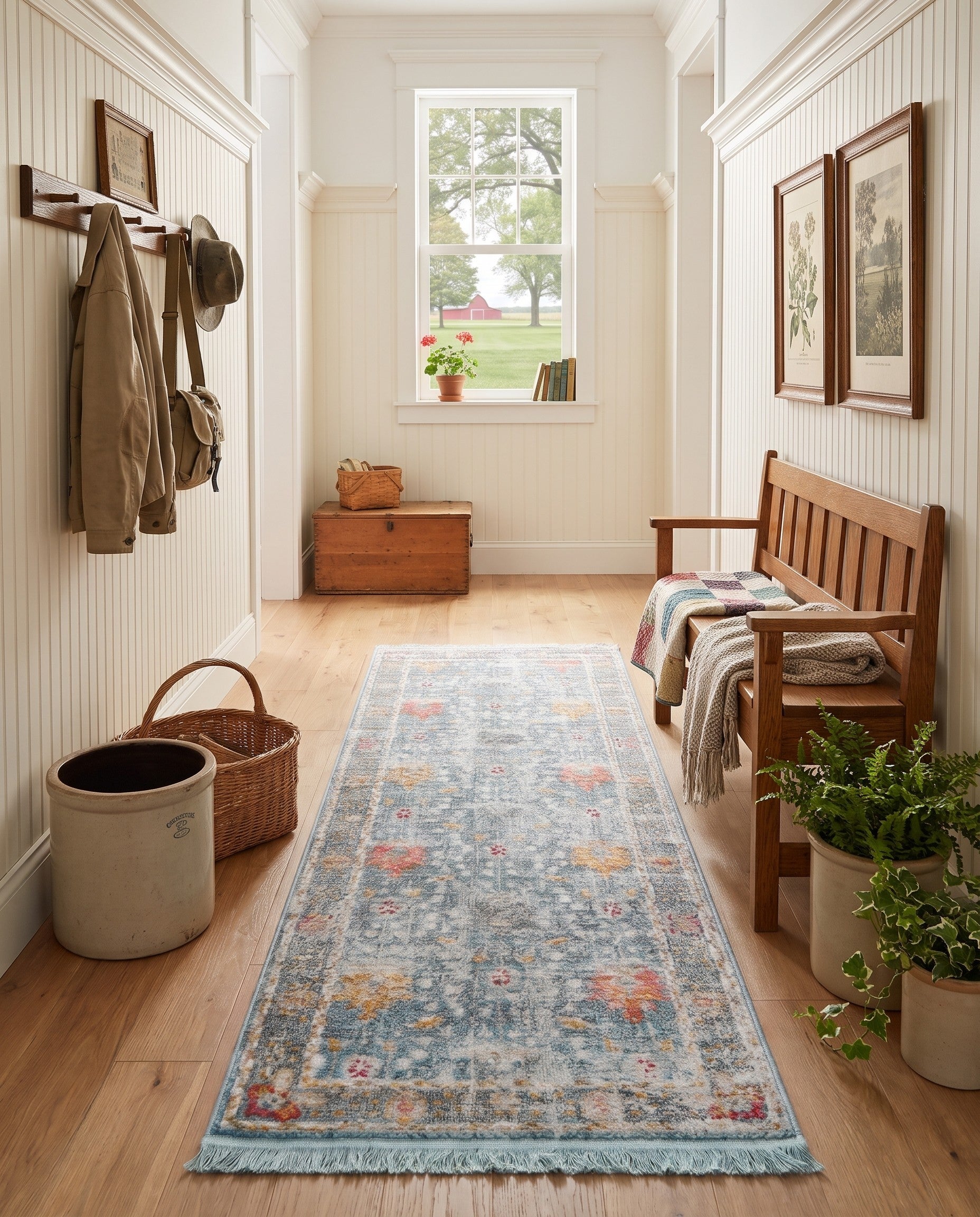 Blue Paragon Runner Rug