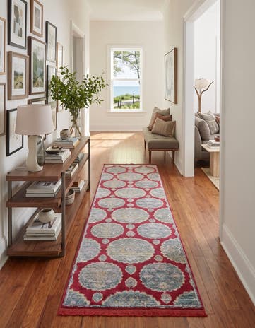 Red Paragon Runner Rug