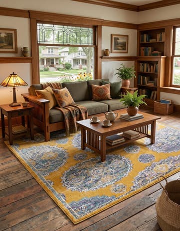 Yellow Paragon Rug