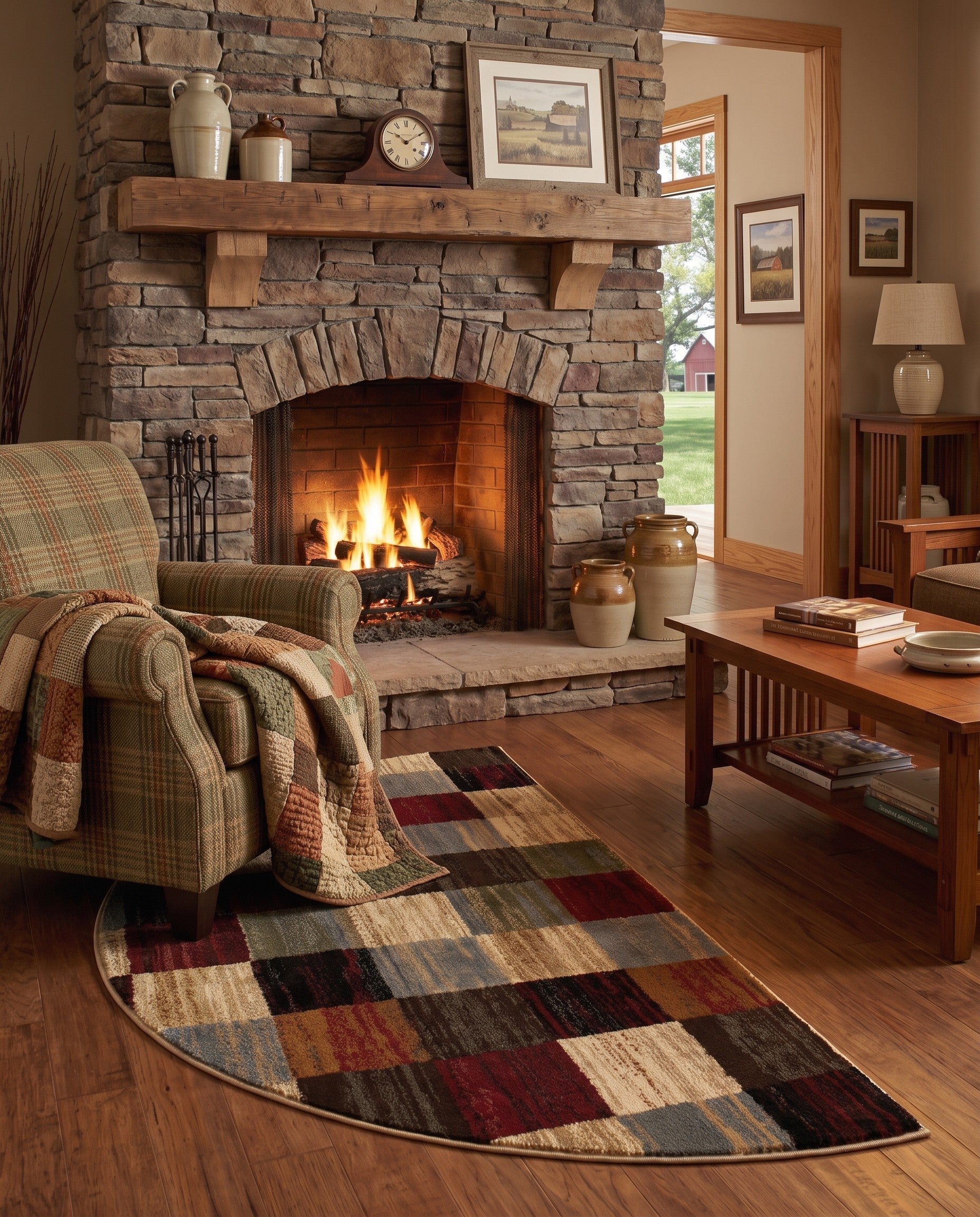 Cafe Hearth Rug