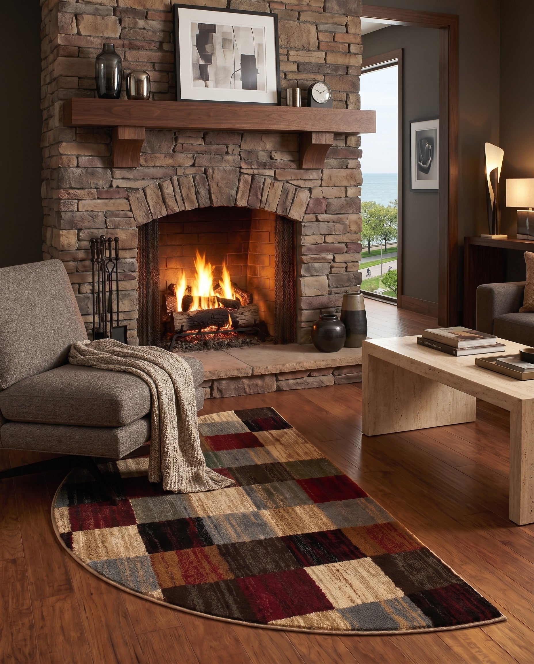 3' x 6' Cafe Hearth Rug