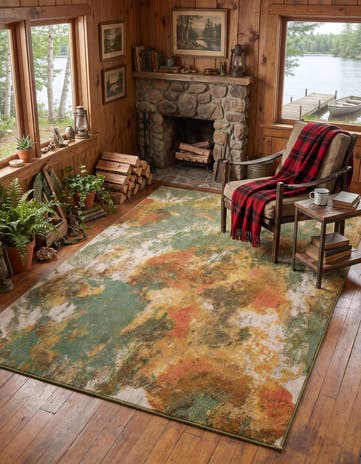 4' x 6' Washable Haerfest Rug