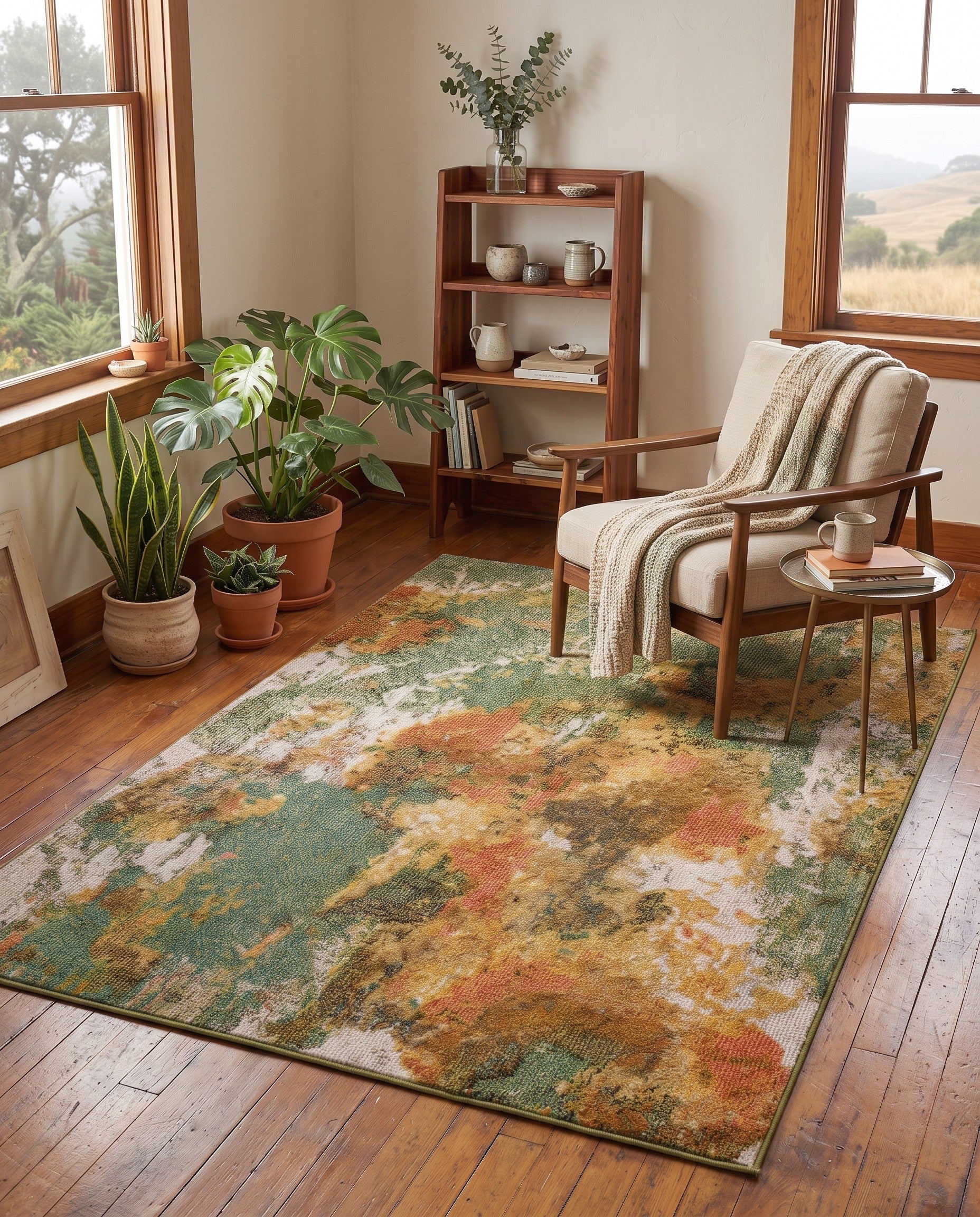 4' x 6' Washable Haerfest Rug