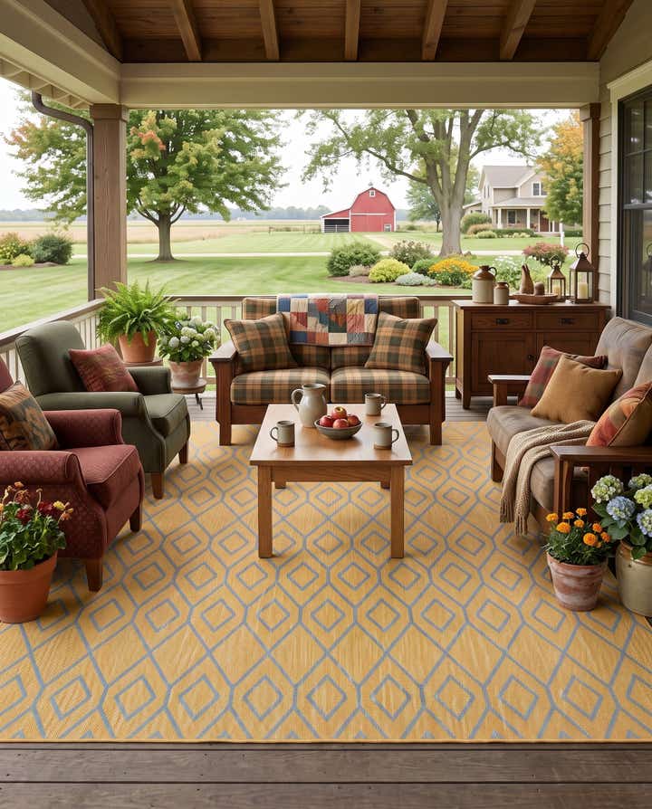 7' 10 x 10' Easy-Clean Jill Zarin Turks and Caicos Indoor / Outdoor Rug