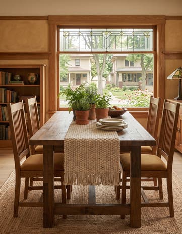 Ivory Hand Woven Chunky Jute Table Runner Rug
