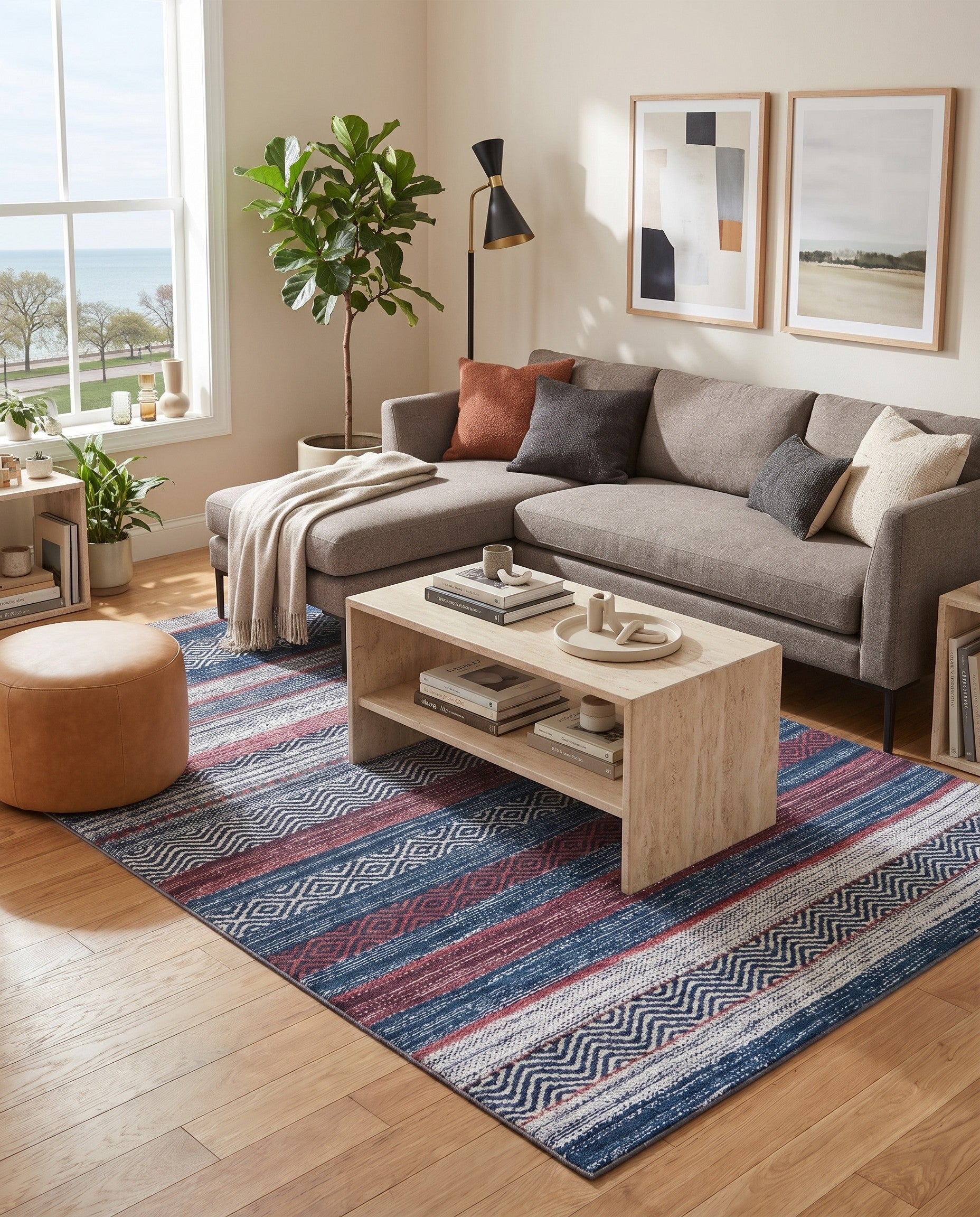 6' x 9' Washable Yara Rug