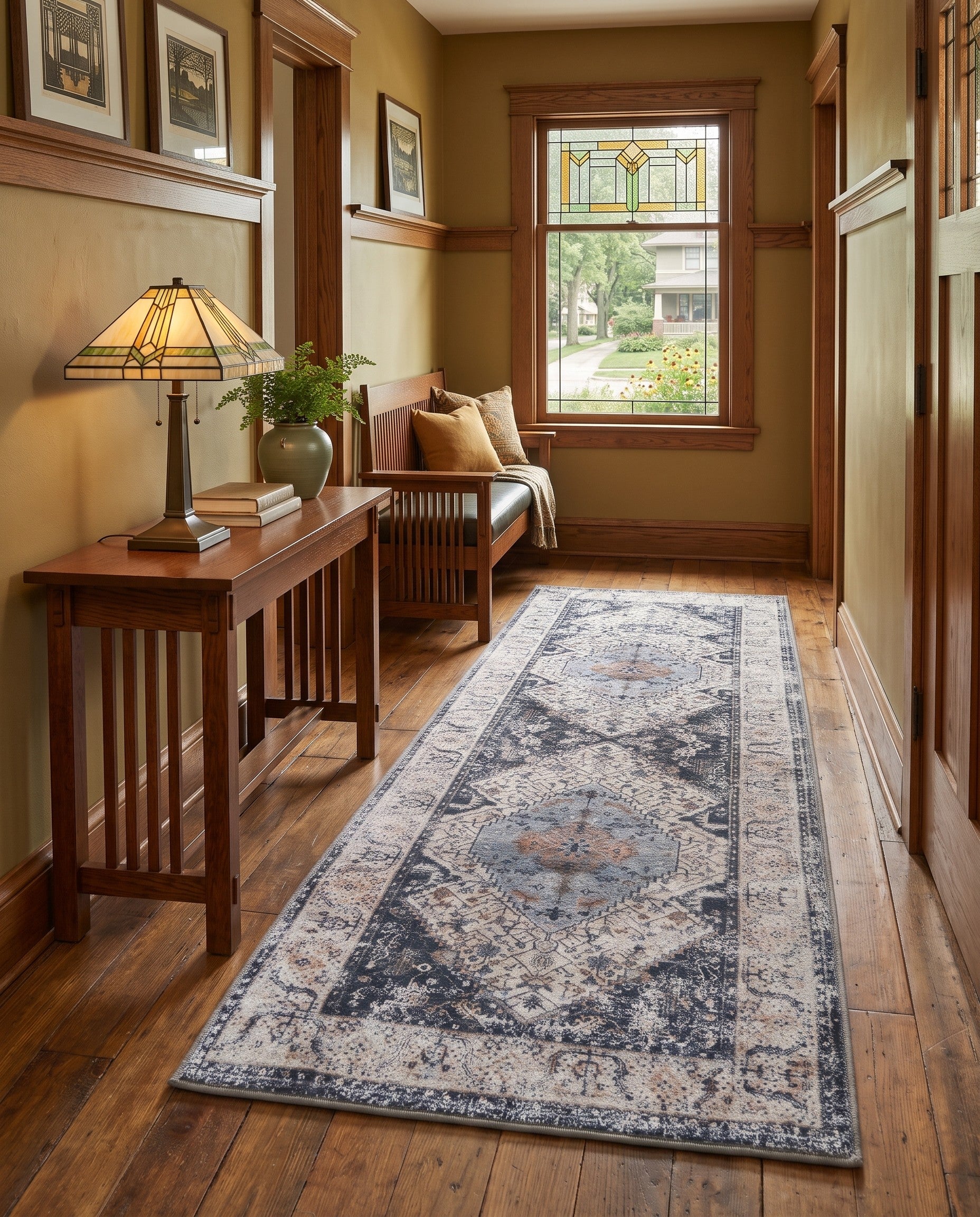 2' 7 x 10' Washable Yara Runner Rug