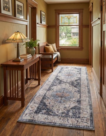 2' 7 x 10' Washable Yara Runner Rug