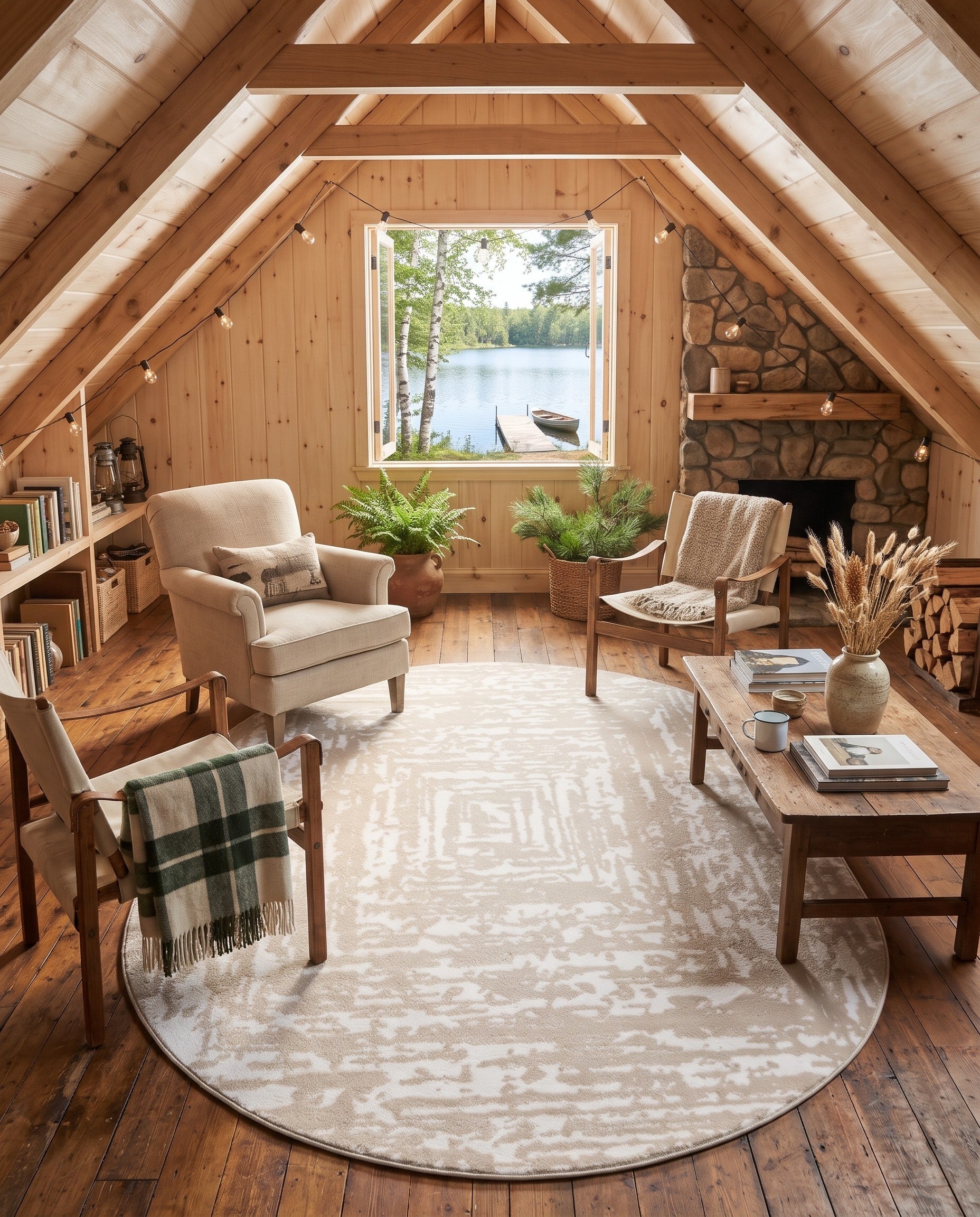 5' 3 x 8' Hermitage Oval Rug