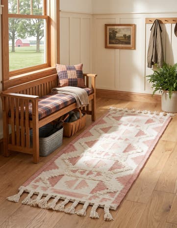 2' 2 x 6' 1 Hand Woven Arizona Wool Runner Rug