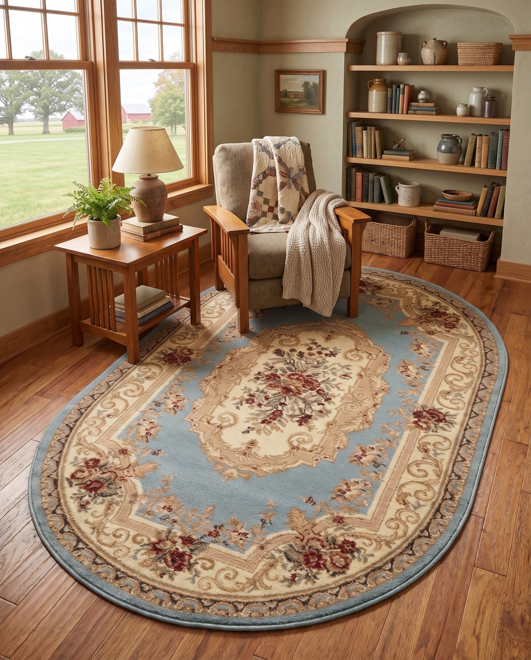 4' x 6' Chateau Oval Rug