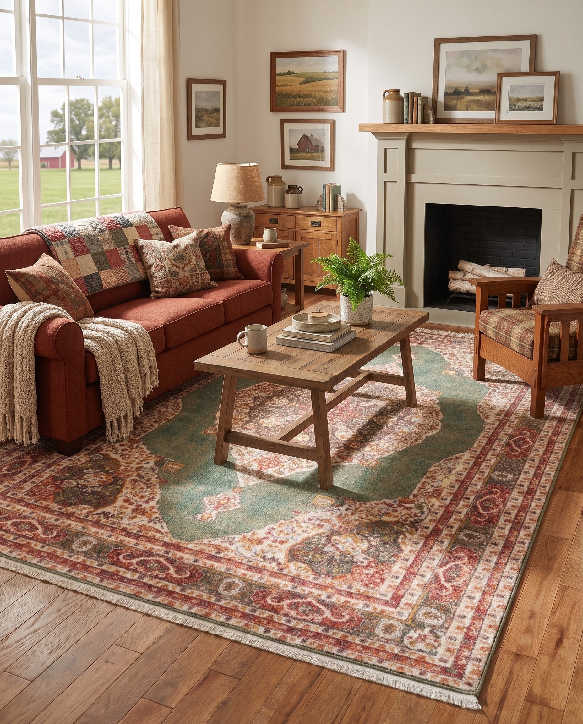 Green Santiago Rug