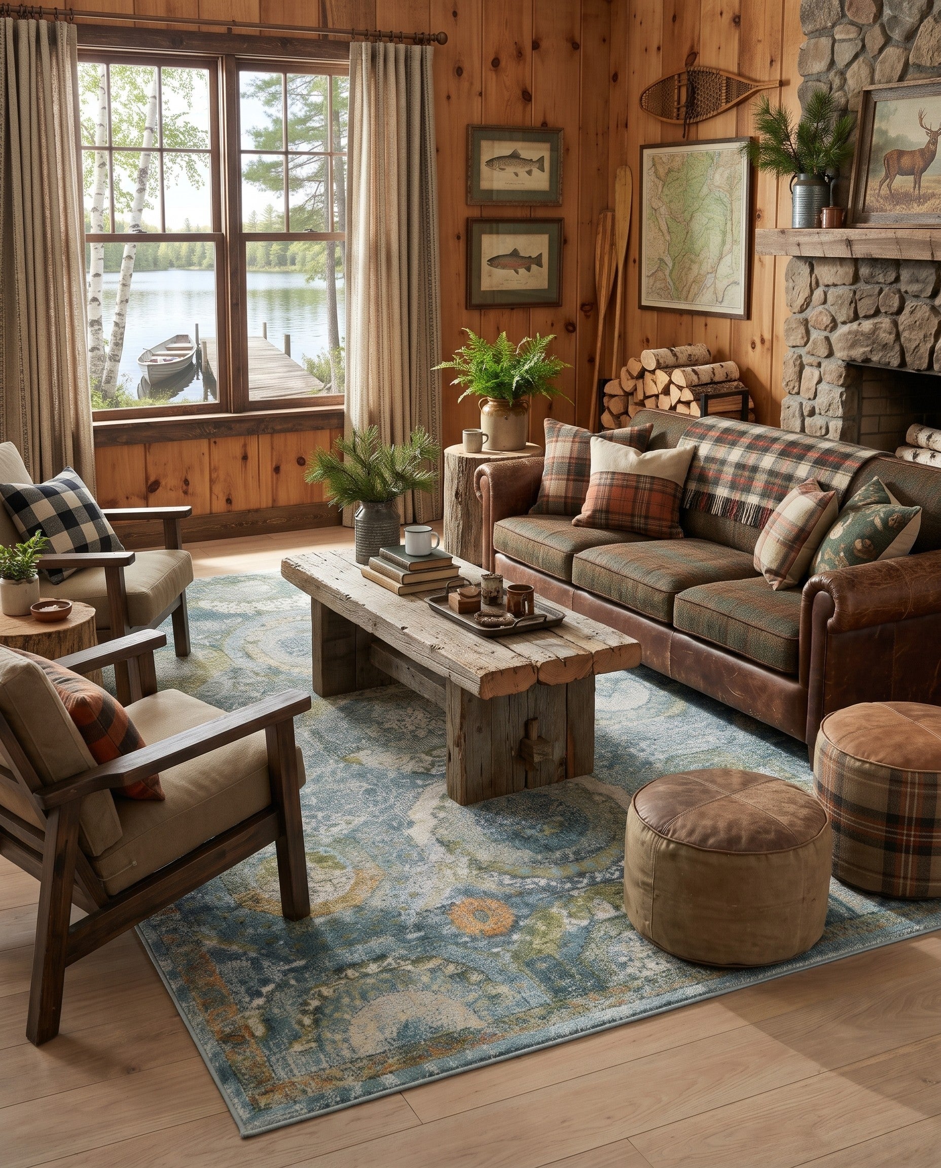 Light Blue Santiago Rug