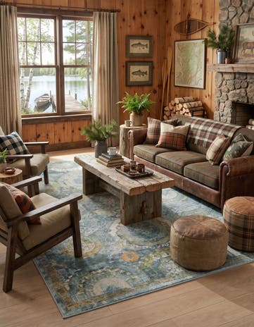Light Blue Santiago Rug
