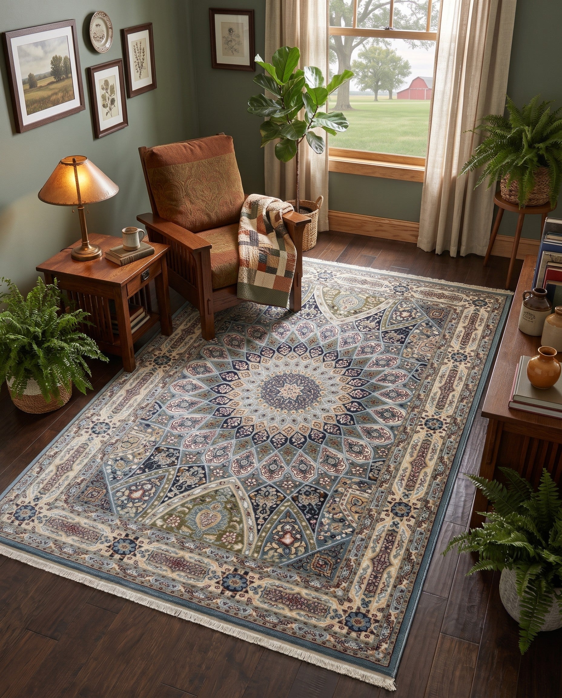 4' x 6' Nain Design Dunmore Rug