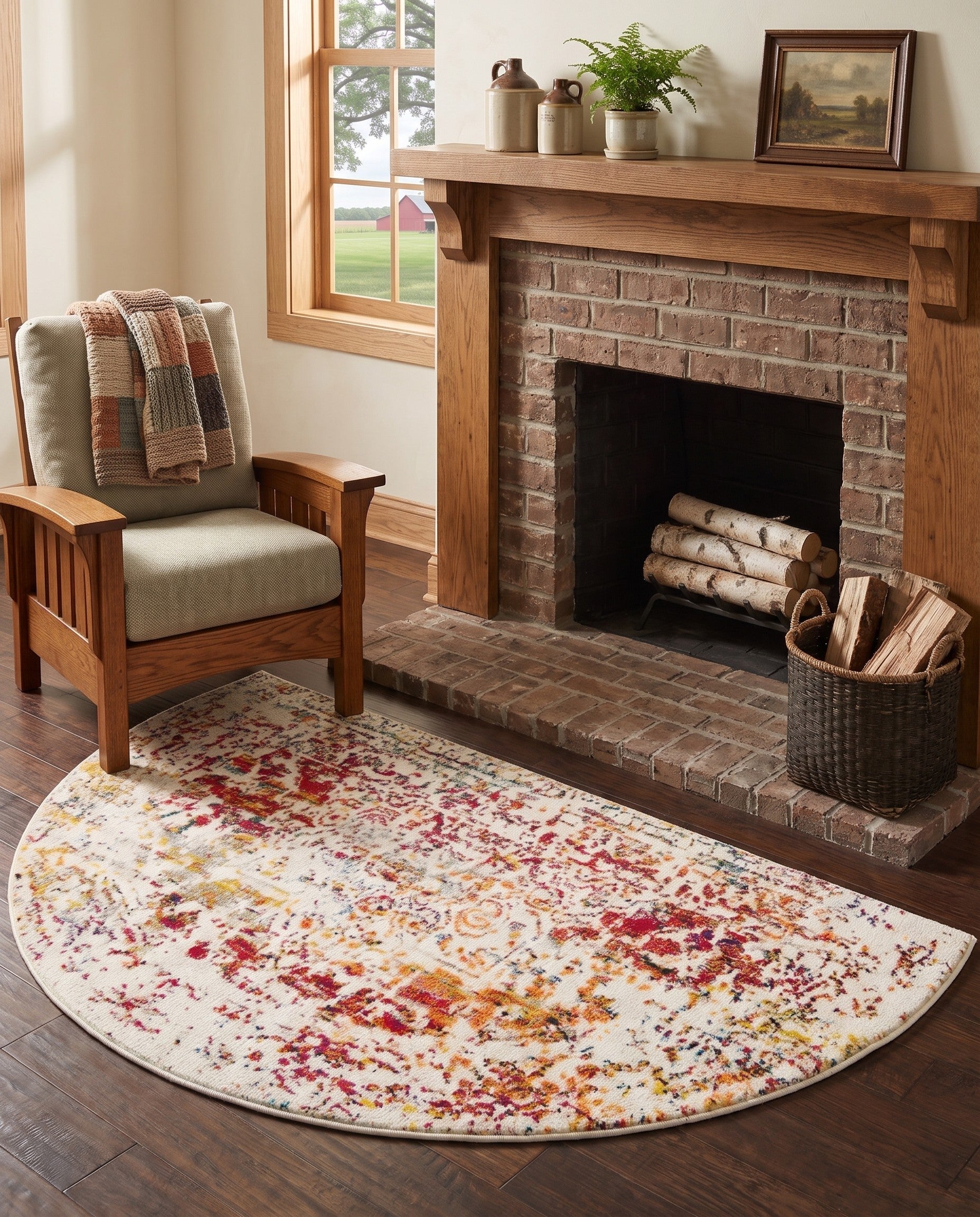 Arlington Hearth Rug