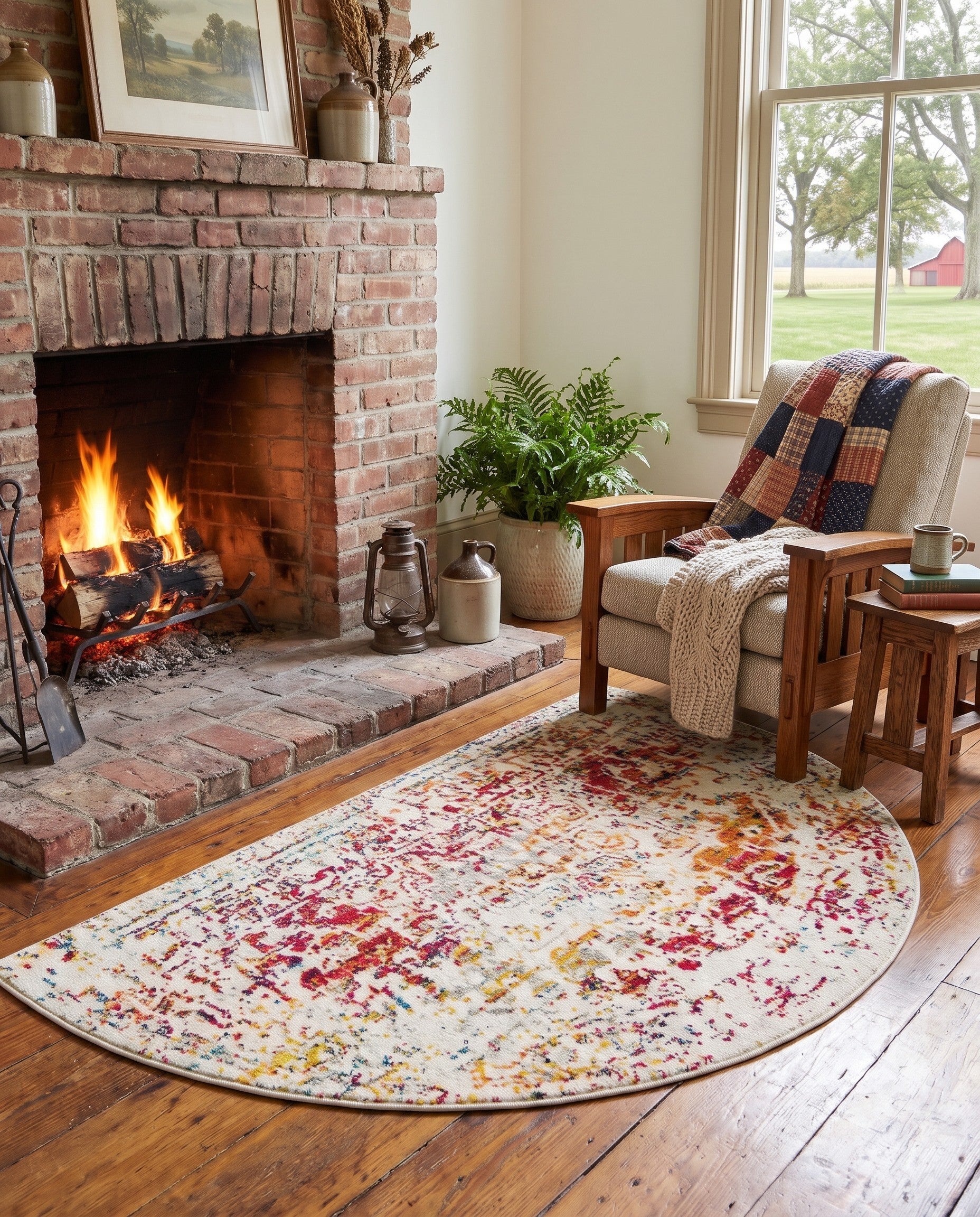 3' x 6' Arlington Hearth Rug