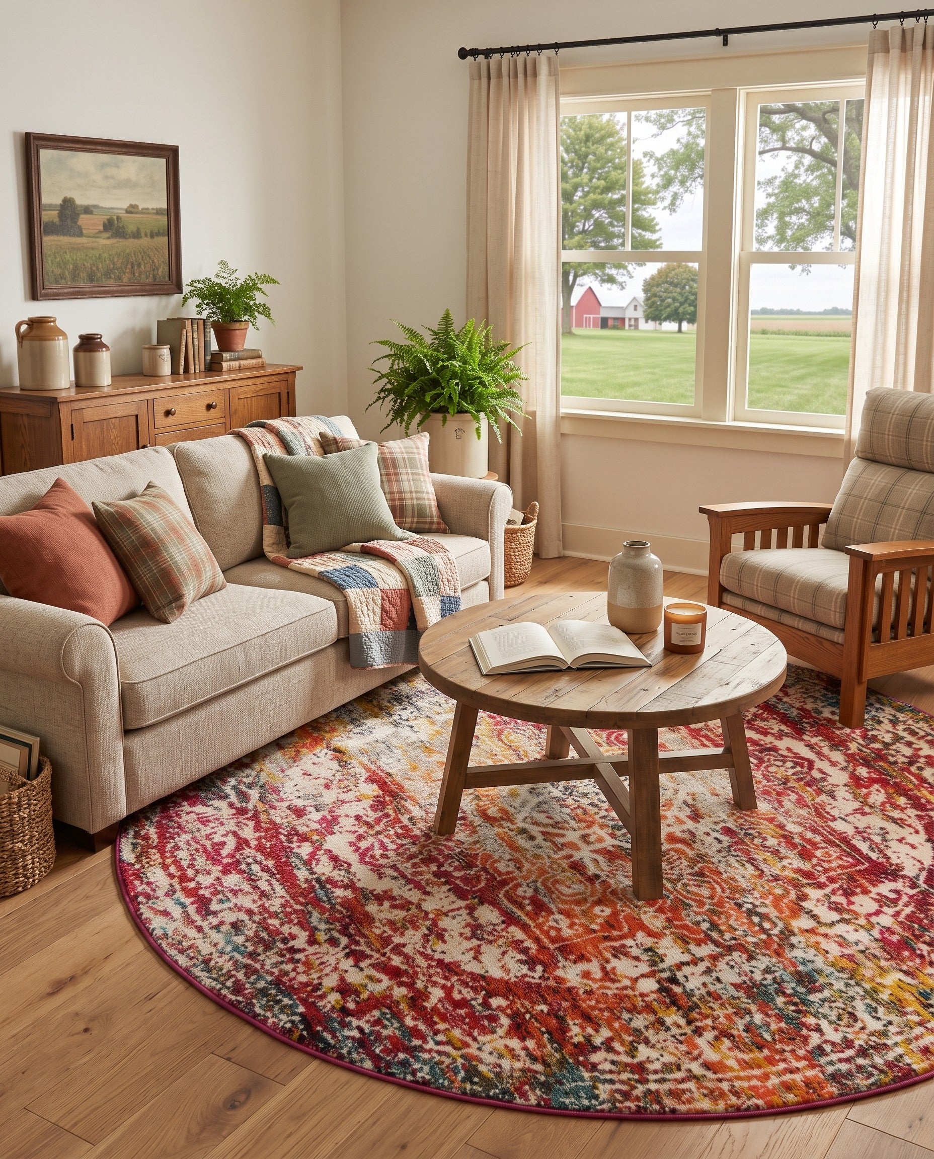 Arlington Round Rug