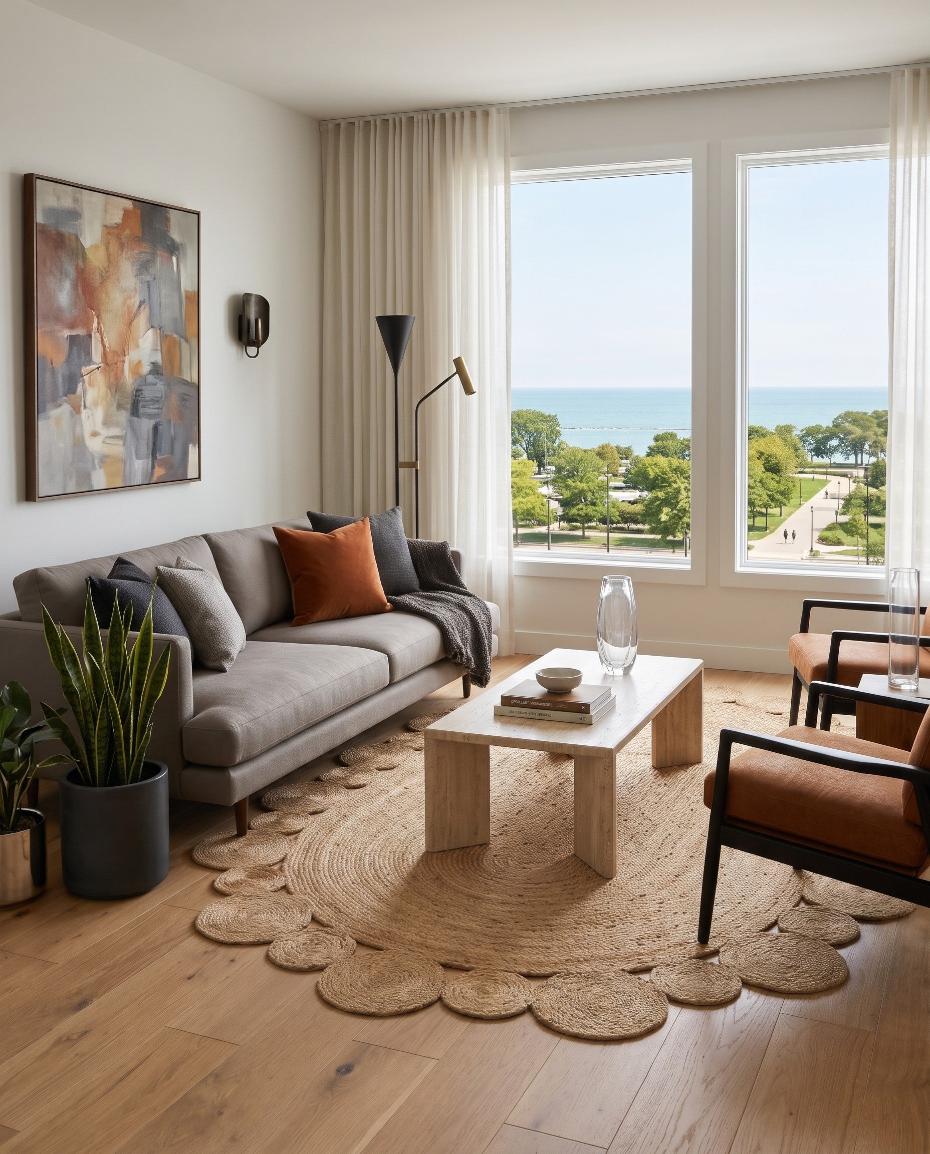 Natural Handmade Braided Jute Oval Rug