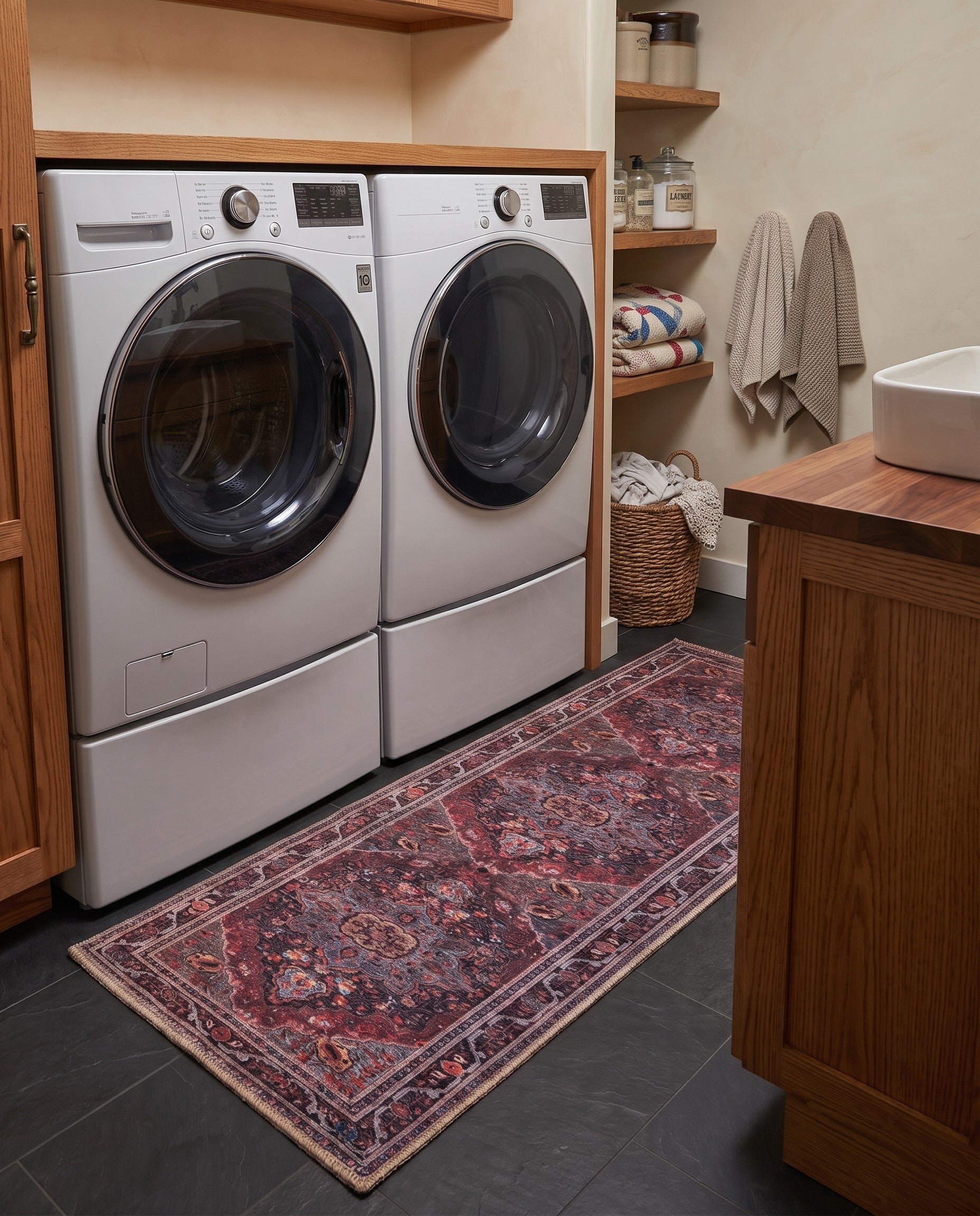 2' x 5' Washable Timeless Kingsley Runner Rug