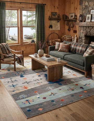 7' 10 x 10' Washable Vivid Rug