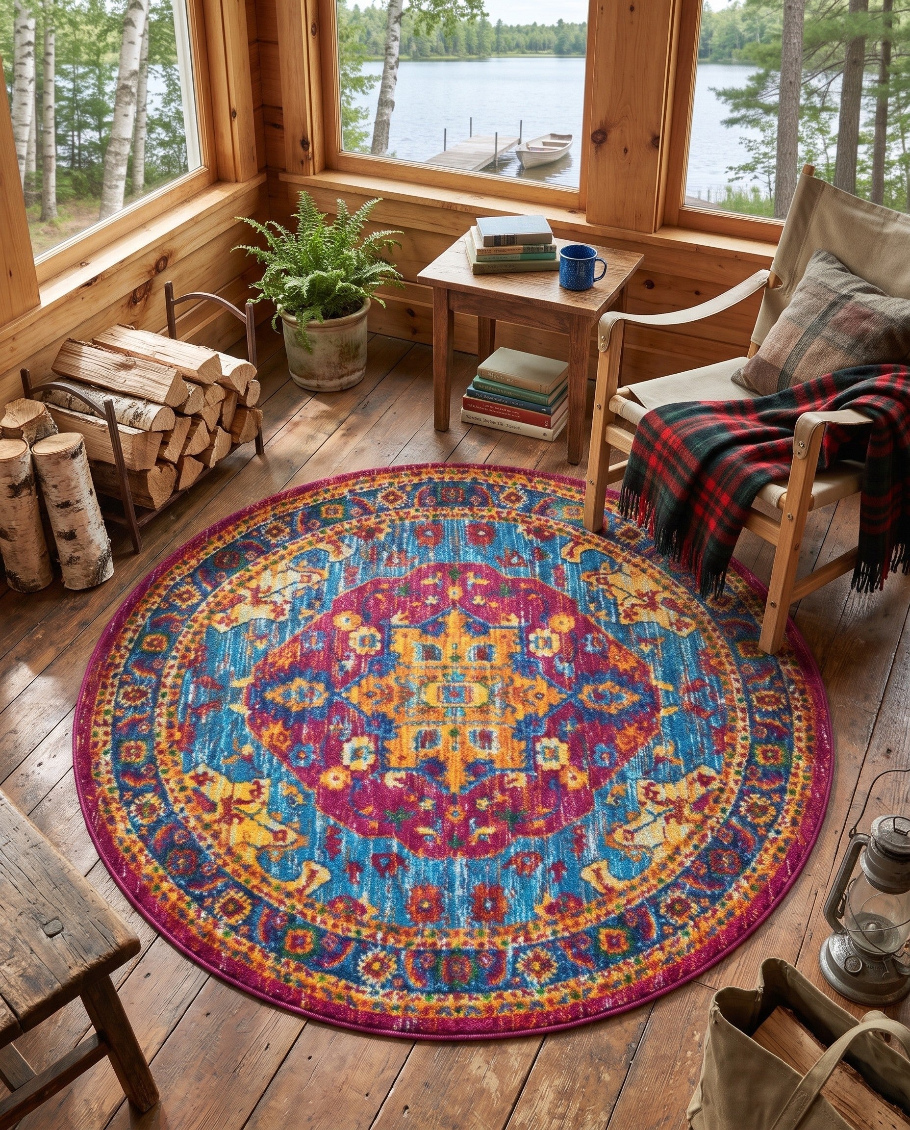 4' x 4' Calypso Round Rug