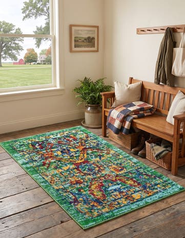 Green Calypso Rug