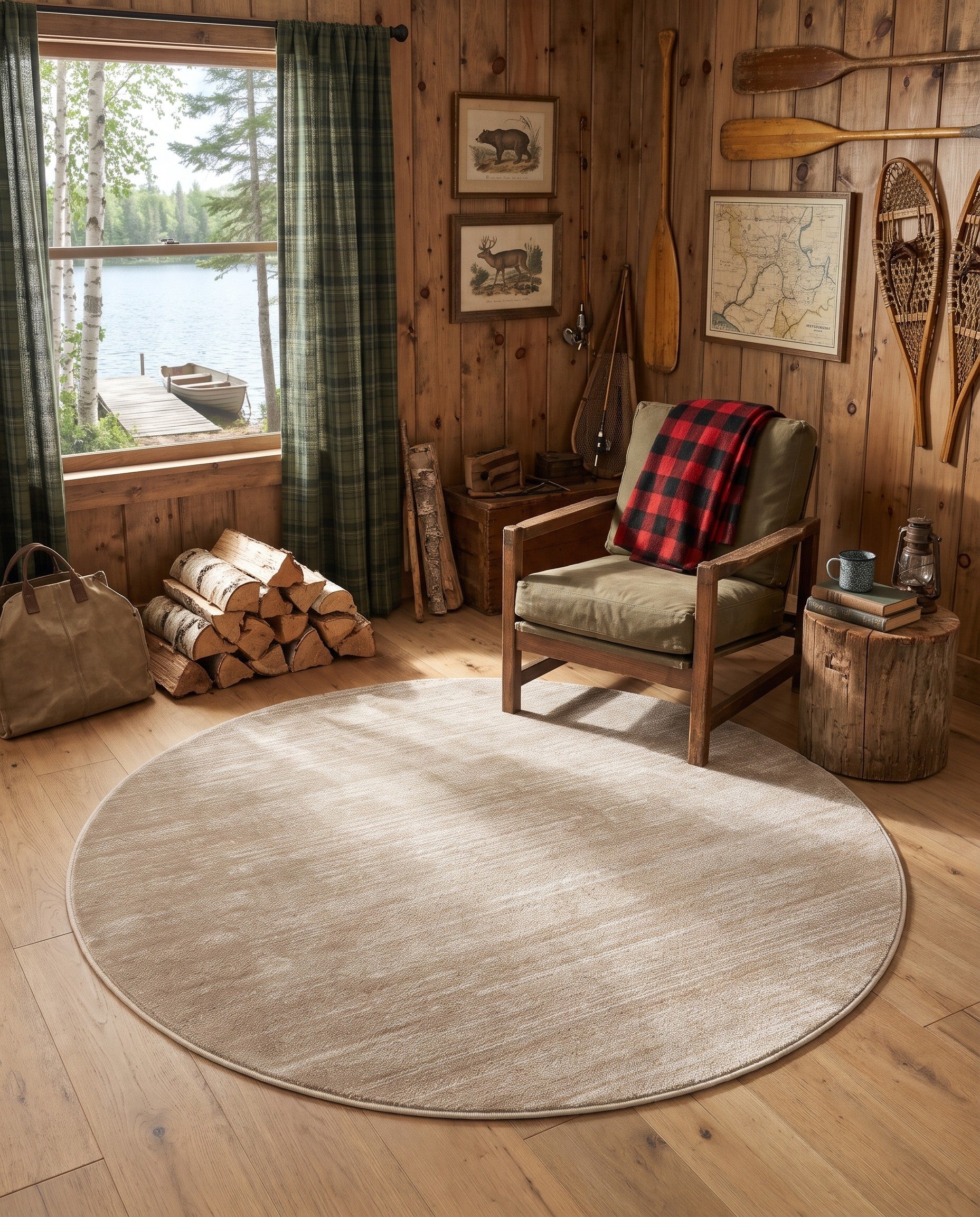Jill Zarin 5' 3 x 5' 3 Uptown Madison Avenue Round Rug