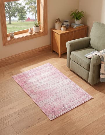 Jill Zarin Pink Uptown Madison Avenue Rug