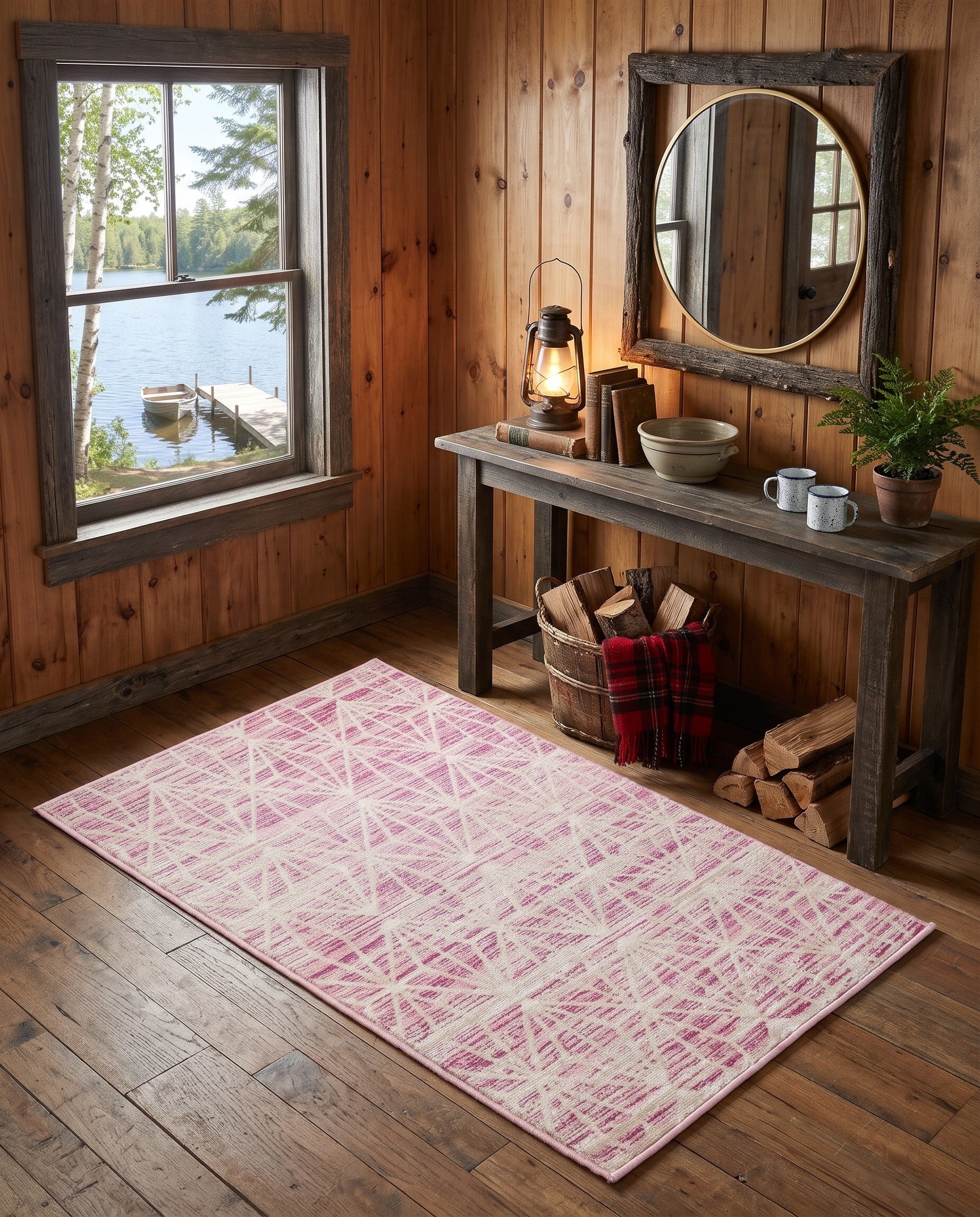 Jill Zarin Pink Uptown Fifth Avenue Rug