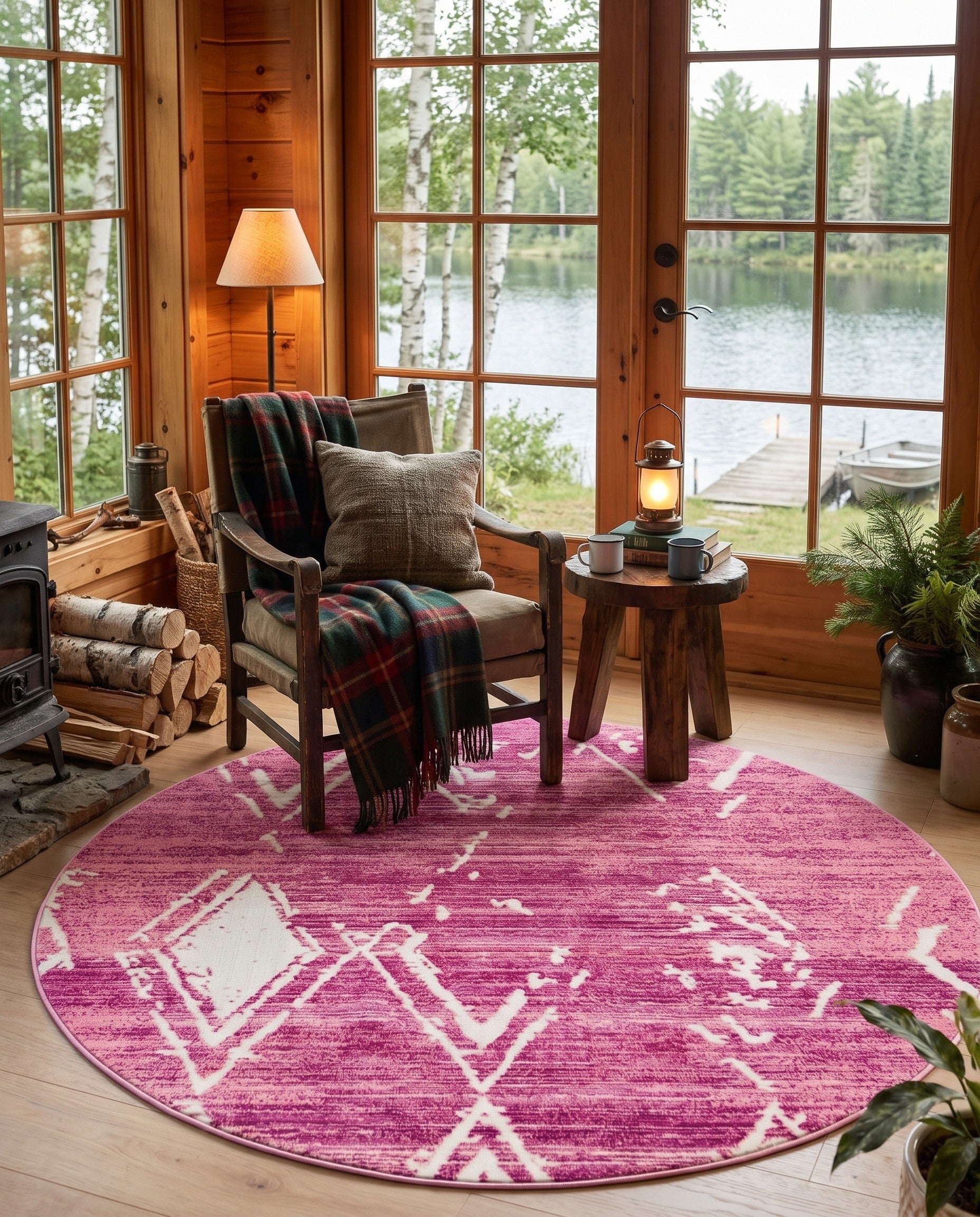 Jill Zarin 5' 3 x 5' 3 Uptown Carnegie Hill Round Rug