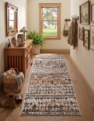 Beige Leipzig Runner Rug
