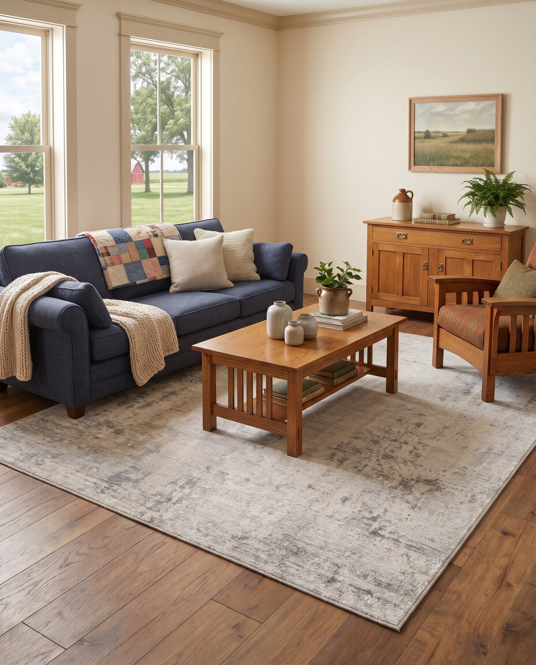 Gray Caspian Rug