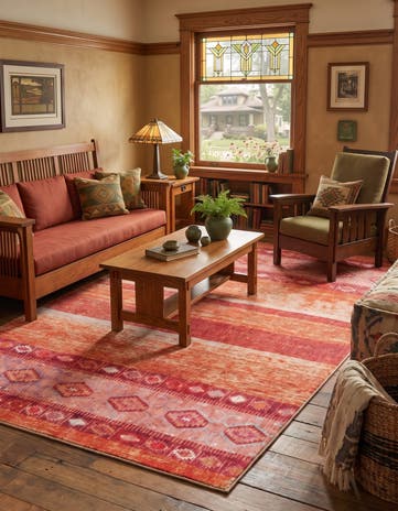 5' x 8' Washable Timeless Rug